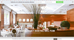Desktop Screenshot of hostaldelfum.com